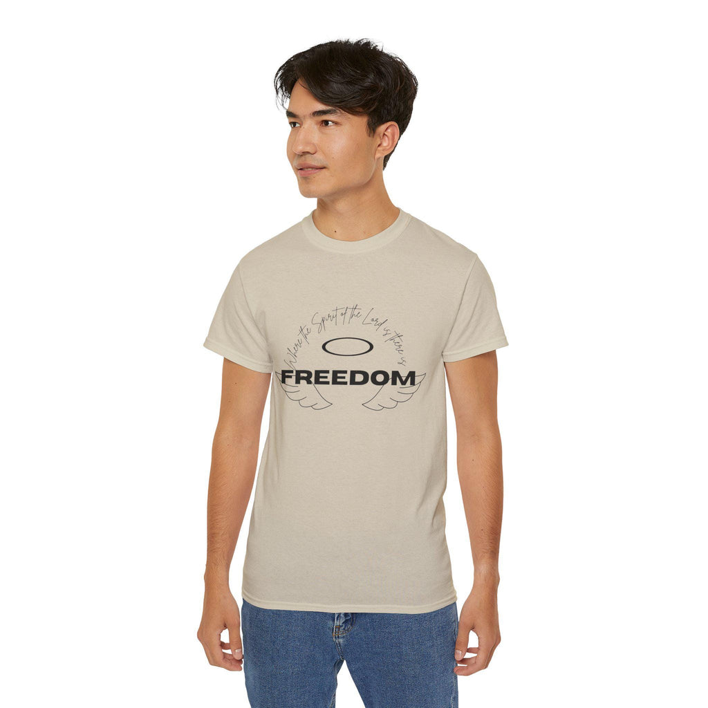Freedom Winged Unisex Tee | Gift for Freedom Lovers, Casual Wear, Motivational Shirt, Everyday Essentials, Cozy Style