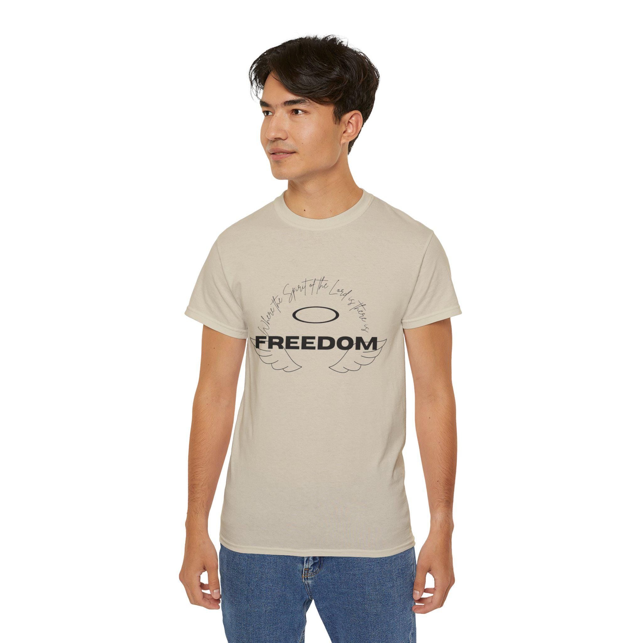 Freedom Winged Unisex Tee | Gift for Freedom Lovers, Casual Wear, Motivational Shirt, Everyday Essentials, Cozy Style