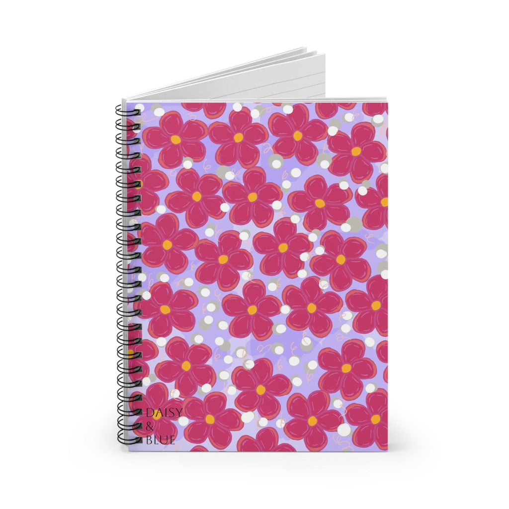 Floral Spiral Notebook - Perfect for Journaling, Note-Taking, School, Gifts, and Creative Projects