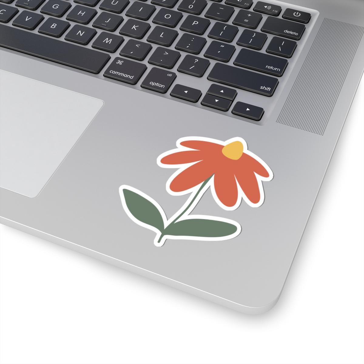 Flower Kiss-Cut Stickers, Floral Laptop Decals, Cute Stickers for Water Bottles, Journal Decoration, Spring Gift Idea