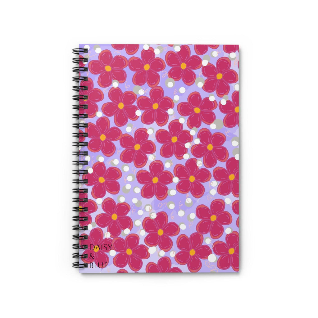 Floral Spiral Notebook - Perfect for Journaling, Note-Taking, School, Gifts, and Creative Projects